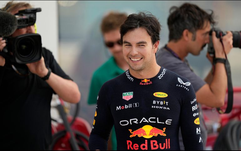 Sergio Pérez  viene de ganar el fin de semana pasado en Azerbaiyán, por lo que buscará hilar triunfos por primera vez en su carrera. AP/R. Blaclkwell