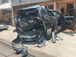 El choque ocurrió en el cruce de las calles Ontario y Montevideo. ESPECIAL