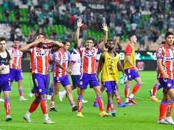 Atlético de San Luis dio la sorpresa y se clasificó a la Fiesta Grande. IMAGO7/Sebastian Laureano