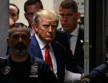 Donald Trump no se presentó al juicio. AFP