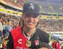 Peso Pluma volvió a refrendar su apoyo para el equipo de Atlas. Twitter/@ElPesoPluma