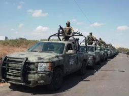 Llegaron a Colima 300 agentes de la Guardia Nacional para apoyar en la vigilancia. ESPECIAL