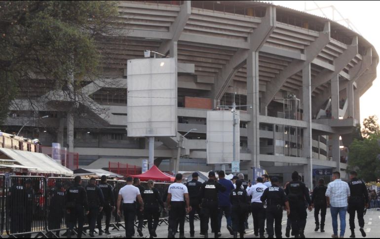 En el último Clásico Tapatío, con el dispositivo de vigilancia se logró la detención de 8 personas. EL INFORMADOR/ ARCHIVO