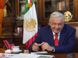 El Presidente López Obrador no perdió la oportunidad de felicitar a las madres en su día. EFE/Presidencia de México
