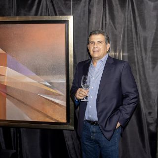 Exposición de la obra de Arnaldo Coen y cena entre amigos