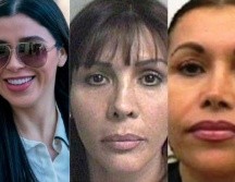 Las tres esposas de Joaquín 'El Chapo' Guzmán y madres de sus hijos. ESPECIAL