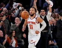 Jalen Brunson disputó todos los minutos de este partido y fue el líder anotador. AP/F. Franklin II