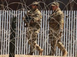 Las autoridades estadounidenses han reforzado el despliegue de cuerpos de seguridad en la frontera. GETTY IMAGES