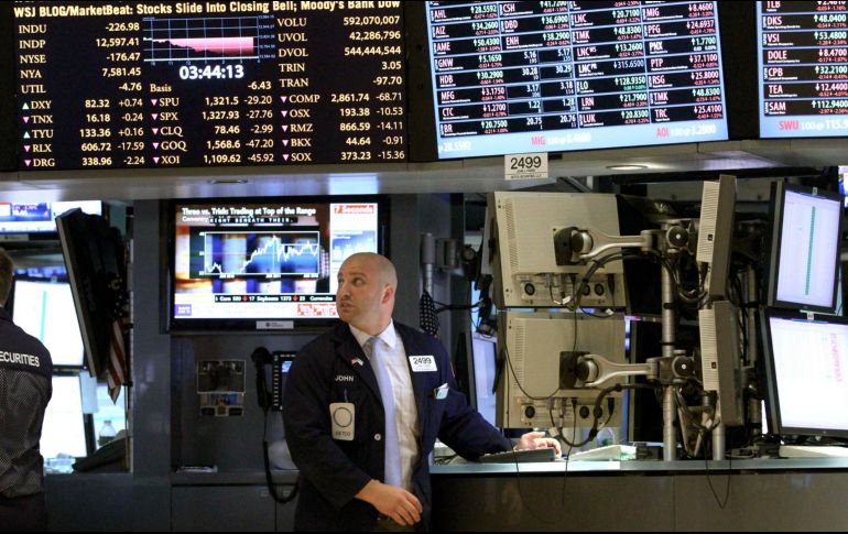 El Dow Jones de Industriales, perdía un 0.93 %. AP/ARCHIVO