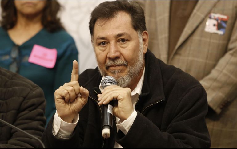 Fernandez Noroña critica la actitud reciente de Estados Unidos contra México. SUN/ ARCHIVO