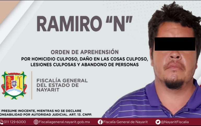 Ramiro “N” es el conductor del camión de turistas que volcó el pasado 29 de abril, accidente que dejó 20 muertos. ESPECIAL