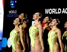 Con un puntaje total de 270.1584, las nadadoras alcanzaron lo más alto del podio tras superar a las selecciones de Italia y Francia. ESPECIAL / COM