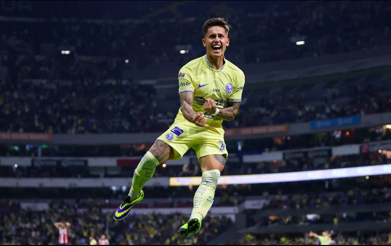 Brian Rodríguez que marco el gol que calmo los nervios de la afición americanista. IMAGO7/E. Sánchez