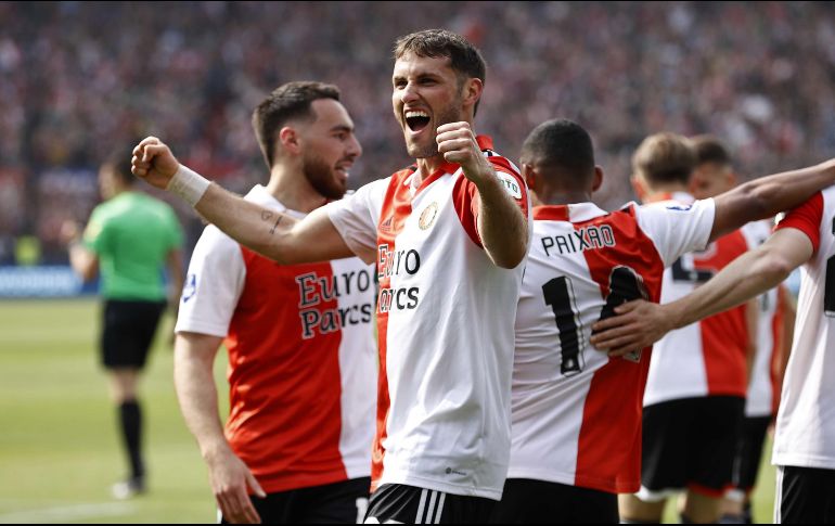 El rendimiento de Giménez ha sorprendido a propios y extraños. EFE/M. Van Steen