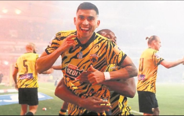 Orbelín Pineda marcó ayer en la goleada del título. ESPECIAL