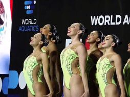 La Selección Mexicana de Natación Artística cerró su participación en la Copa del Mundo con otra medalla de oro. TWITTER / @OlimpismoMex