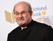 Rushdie envió un mensaje en video para los Premios Británicos del Libro, donde recibió el premio Libertad para Publicar. AP/Invision/E. Agostini