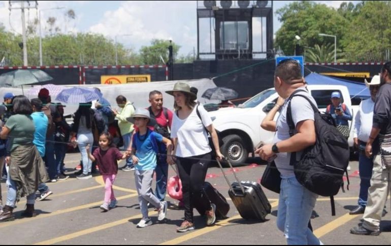De los pasajeros varados, 18 tenían como destino la ciudad de Guadalajara. SUN