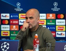 ep Guardiola no siente presión por darle una Champions al City. EFE/P. Powell
