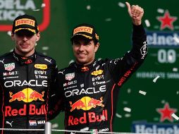 CHECO PÉREZ Y MAX VERSTAPPEN. Los cálculos para hacer este ranking toman en cuenta los puntos obtenidos, competitividad, trabajo en equipo y el talento individual. SUN / ARCHIVO