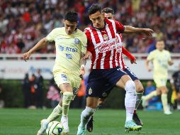 Chivas y Águilas se vieron las caras en la Jornada 12 y el resultado fue un contundente 4-2 para los capitalinos en juego que se disputó en el estadio Akron. IMAGO7