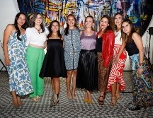Libia Monreal, Ale Robles, Gabriela Ortiz, Paola Velasco, Vero Eguiarte, Marcela Magallanes, Liz Bañuelos y Andrea Pérez. GENTE BIEN JALISCO/ Christian Pérez