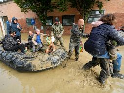 En las provincias de Forlí, Ravena, Cesena y Ravena hay localidades enteras bajo el agua, una situación que puede empeorar en próximas horas. AP/L. Bruno
