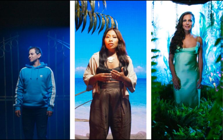 Santiago Corona, Yalitza Aparicio y Morganna Love. ESPECIAL