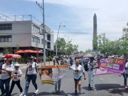 De acuerdo con el colectivo, esta es la segunda marcha por la libertad vida y seguridad de los desaparecidos. EL INFORMADOR/ E. Zamudio