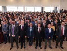 Funcionarios del Estado de México y de Hidalgo acompañaron a Claudia Sheinbaum. ESPECIAL