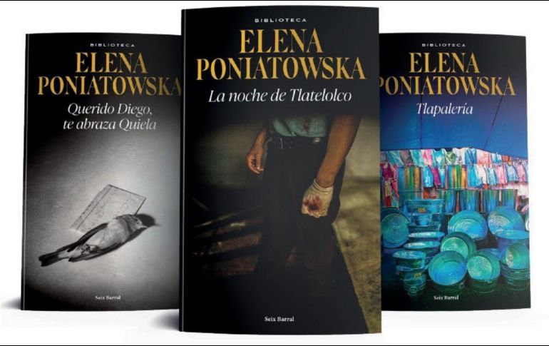 Biblioteca Elena Poniatowska. ESPECIAL/EDITORIAL SEIX BARRAL.