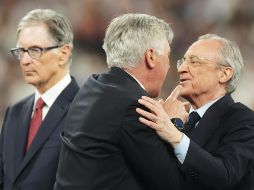 El presidente del Real Madrid, Florentino Pérez, afirmó que Ancelotti cumplirá lo que resta de su contrato. EFE