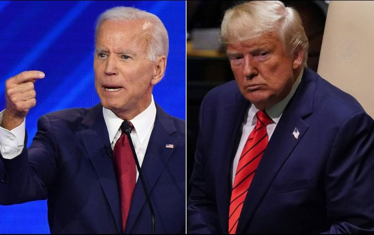 Según el sondeo, 47% dijeron que votarían por Trump si las elecciones de 2024 fueran ya. ESPECIAL