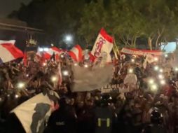 La afición rojiblanca se hizo presente para alentar a su afición. ESPECIAL