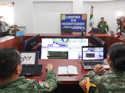 Autoridades locales y estatales mantienen un monitoreo constante del Popocatépetl. EFE/G. García
