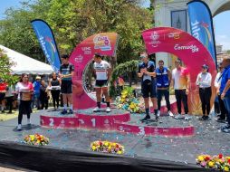 Detrás de Luis Alonso Rodríguez, quienes completaron el podio fueron Fernando Gabriel Nava y Germán Andrés Santoya. EL INFORMADOR/D. Reos