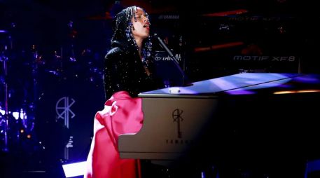Alicia Keys durante su concierto en Guadalajara. EL INFORMADOR/ C. Zepeda