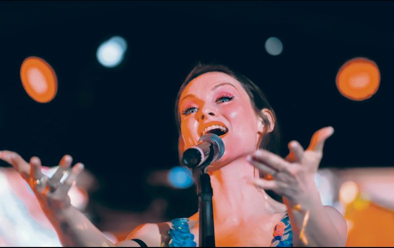 La británica Sophie Ellis-Bextor en el Viva Tent. EL INFORMADOR/ C. Zepeda