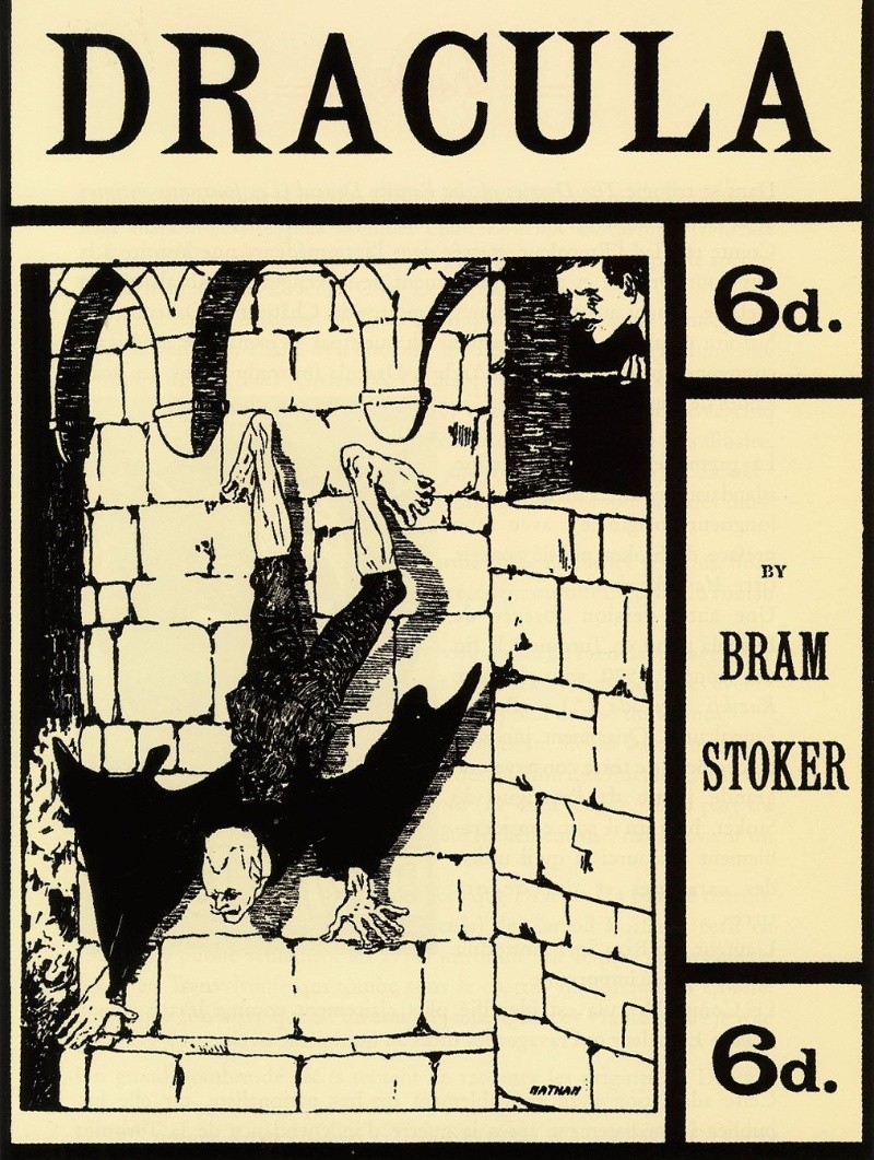 Caratula de una edicion de 1901 de la novela de Bram Stoker Dracula.
