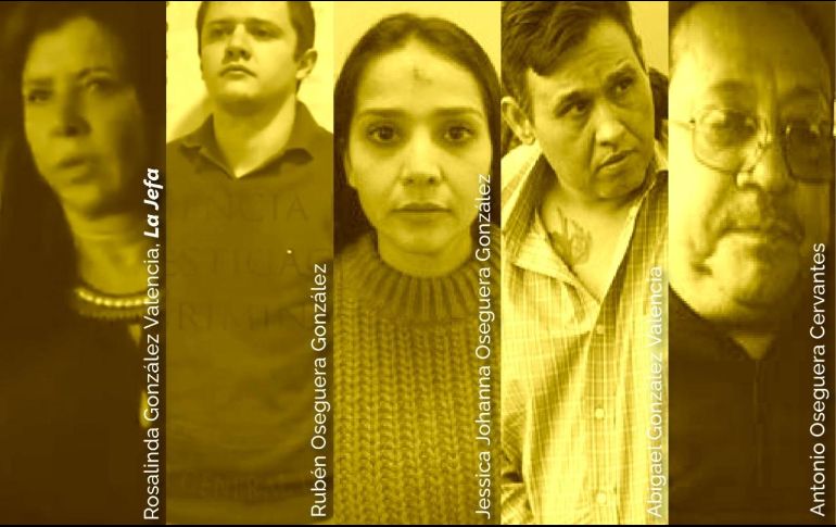 Los familiares de 'El Mencho' que están en prisión. ESPECIAL