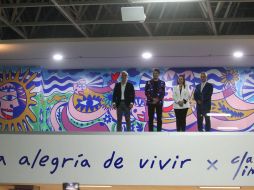 El mural simboliza las cuatro estaciones del año y los eventos que se realizan en Expo Guadalajara. EL INFORMADOR/ ALONSO CAMACHO