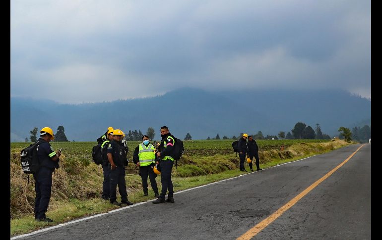 Aspectos generales del recorrido por rutas de evacuación de municipios de la región sur oriente del Estado de México. SUN/H. Salvador