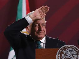 EUM20230522POL04.JPG CIUDAD DE MÉXICO, Presidency/Presidencia-Conferencia.- El presidente Andres Manuel López Obrador, en su conferencia de este lunes 22 de mayo de 2023 en Palacio Nacional. Foto: Agencia EL UNIVERSAL/Berenice Fregoso/LCG.