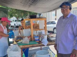 Gerson Esquivel Martínez adelantó para EL INFORMADOR que obsequiará tortas ahogadas. EL INFORMADOR/E. Zamudio