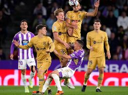 Barcelona fue derrotado con marcador de 3-1 ante el Valladolid. AP/Manu Fernandez
