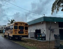 El tifón pasó sobre el extremo norte de la isla el miércoles por la noche. AP/G. Garces