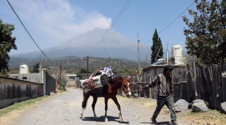 Se mantiene la caída de ceniza del Popocatépetl en la zona metropolitana de la ciudad de Puebla. SUN / ARCHIVO