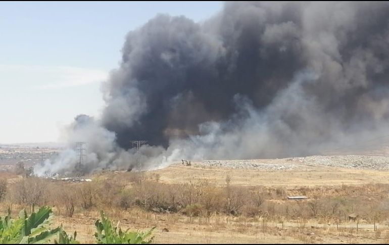 Hasta el momento no ha sido necesario evacuar a las y los habitantes cercanos al vertedero. ESPECIAL