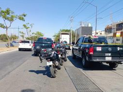 Los policías de Guadalajara frustraron el robo en Anillo Periférico y La Calzada Independencia. ESPECIAL