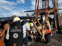 En El Pinabete quedaron atrapados 10 mineros el año pasado. ESPECIAL